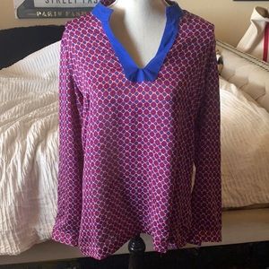 Banana Republic Split Neck Blouse